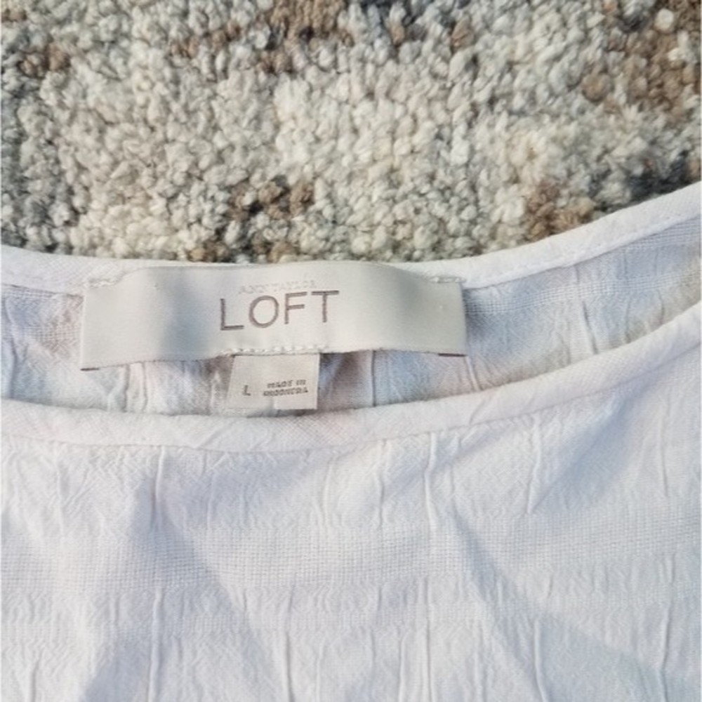 LOFT Long Sleev Blouse - Picture 6 of 6